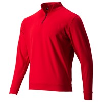 FootJoy Men's Approach 1/4 Zip Golf Pullover, Red