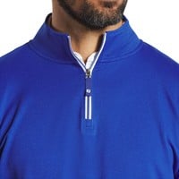 FootJoy Men's Approach 1/4 Zip Golf Pullover, Royal