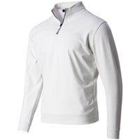 FootJoy Men's Approach 1/4 Zip Golf Pullover, White