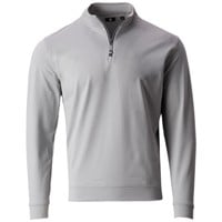 FootJoy Men's Approach 1/4 Zip Golf Pullover, Light Grey