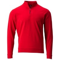 FootJoy Men's Approach 1/4 Zip Golf Pullover, Red