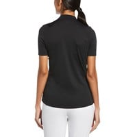 Callaway Women's Short Sleeve Essential Golf Polo, Black