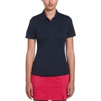 Callaway Women's Short Sleeve Essential Golf Polo, Dark Blue