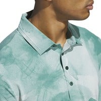 adidas Men's Ult 365 Tour Printed Cool Feel Golf Polo, Green