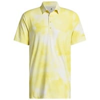 adidas Men's Ult 365 Tour Printed Cool Feel Golf Polo, Yellow