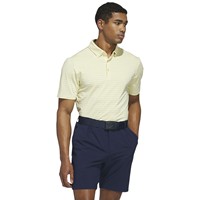 adidas Men's Ult Stripe Golf Polo, Yellow