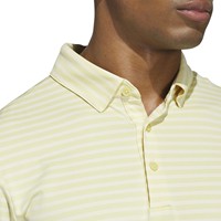 adidas Men's Ult Stripe Golf Polo, Yellow