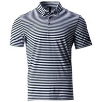 adidas Men's Ult Stripe Golf Polo, Navy