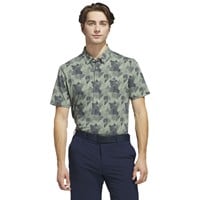 adidas Men's Go To Printed Golf Polo, Green