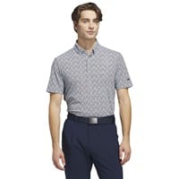 adidas Men's Go To Printed Stripe Golf Polo, Navy