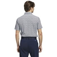 adidas Men's Go To Printed Stripe Golf Polo, Navy