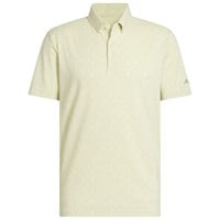 adidas Men's Go To Printed Stripe Golf Polo, Yellow