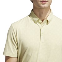 adidas Men's Go To Printed Stripe Golf Polo, Yellow