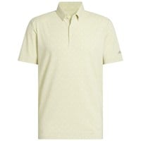 adidas Men's Go To Printed Stripe Golf Polo, Yellow