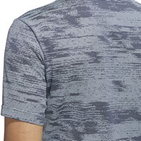 adidas Men's Ult 365 Printed Banded Collar Golf Shirt, Blue