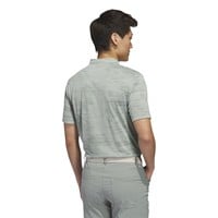 adidas Men's Ult 365 Printed Banded Collar Golf Shirt, Green