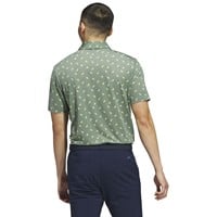 adidas Men's Ult 365 Printed Mesh Golf Polo, Green