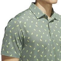adidas Men's Ult 365 Printed Mesh Golf Polo, Green