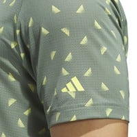 adidas Men's Ult 365 Printed Mesh Golf Polo, Green