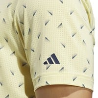 adidas Men's Ult 365 Printed Mesh Golf Polo, Yellow