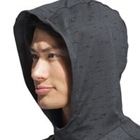 adidas Men's Core Printed Lightweight Golf Hoodie, Black