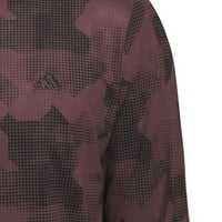 adidas Men's Go To Printed Golf Pullover, Cardinal