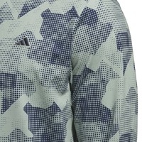 adidas Men's Go To Printed Golf Pullover, Green