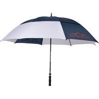 Sun Mountain 2025 68in Manual Golf Umbrella, Navy/White