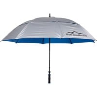 Sun Mountain 2025 68in Manual Golf Umbrella, Silver/Blue