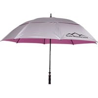 Sun Mountain 2025 68in Manual Golf Umbrella, Silver/Pink