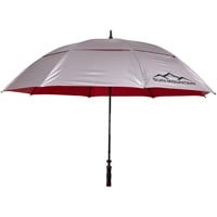 Sun Mountain 2025 68in Manual Golf Umbrella, Silver/Red