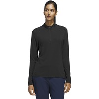 adidas Women's Ult 365 Solid 1/4 Zip Golf Pullover, Black