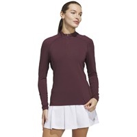 adidas Women's Ult 365 Solid 1/4 Zip Golf Pullover, Cardinal