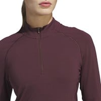adidas Women's Ult 365 Solid 1/4 Zip Golf Pullover, Cardinal