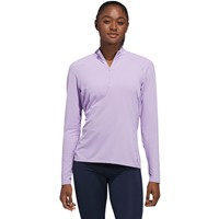 adidas Women's Ult 365 Solid 1/4 Zip Golf Pullover, Purple
