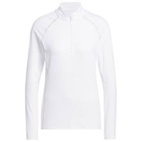 adidas Women's Ult 365 Solid 1/4 Zip Golf Pullover, White