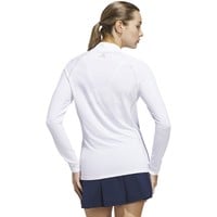 adidas Women's Ult 365 Solid 1/4 Zip Golf Pullover, White