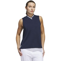 adidas Women's Go To Sleeveless Golf Polo, Navy