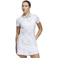 adidas Women's Ult 365 Printed Golf Polo, Silver