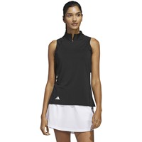 adidas Women's Ult 365 Zip Sleeveless Golf Mock Top, Black