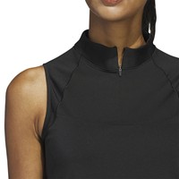 adidas Women's Ult 365 Zip Sleeveless Golf Mock Top, Black