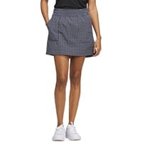 adidas Women's Ultimate365 Gingham Check Golf Skort, Navy