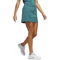 adidas Women's Ultimate365 Gingham Check Golf Skort, Green