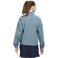 adidas Women's Ult 365 Gingham Check Golf Jacket, Dark Purple