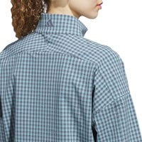 adidas Women's Ult 365 Gingham Check Golf Jacket, Dark Purple