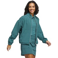 adidas Women's Ult 365 Gingham Check Golf Jacket, Green