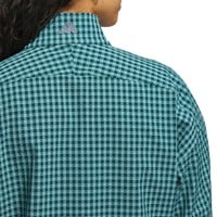 adidas Women's Ult 365 Gingham Check Golf Jacket, Green