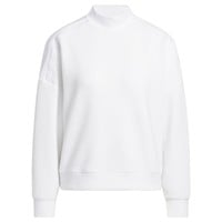 adidas Women's Long Sleeve Mock Layered Golf Shirt, White
