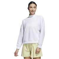adidas Women's Long Sleeve Mock Layered Golf Shirt, White