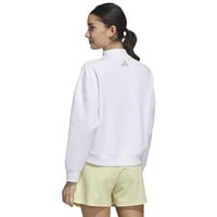 adidas Women's Long Sleeve Mock Layered Golf Shirt, White